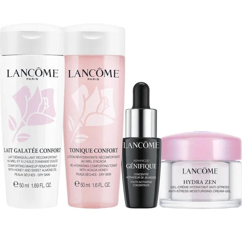 Lancôme Beauty Must-Haves Gift Set 50ml Tonique Confort + 30ml Bi-Facil Eye Make-up Remover + 15ml Hydra Zen Cream SPF15 + 2ml Hypnose Mascara - Black